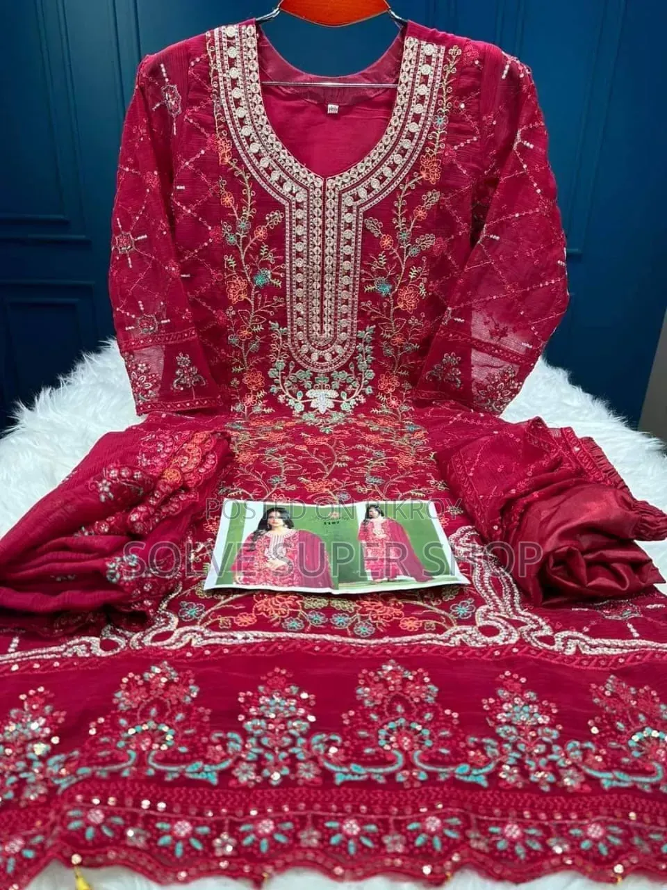 💙✨ নিউ কালেকশন | প্রিমিয়াম ফোর পিস পার্টি ড্রেস ✨💙