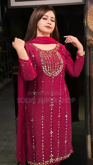 🌸✨ প্রিমিয়াম কারচুপি থ্রি-পিস কালেকশন
