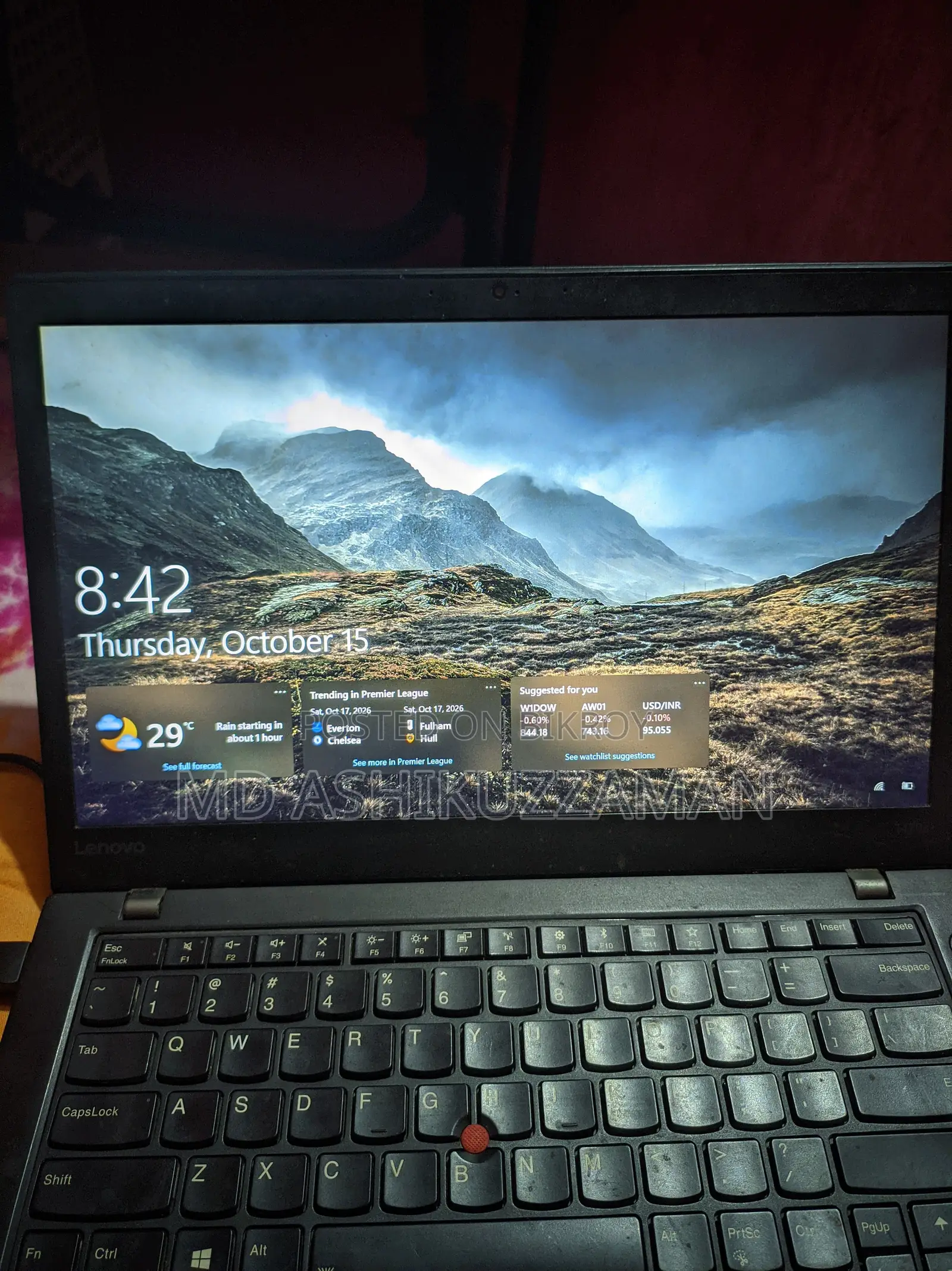 Laptop Lenovo ThinkPad T470s 8GB Intel Core i5 SSD 256GB