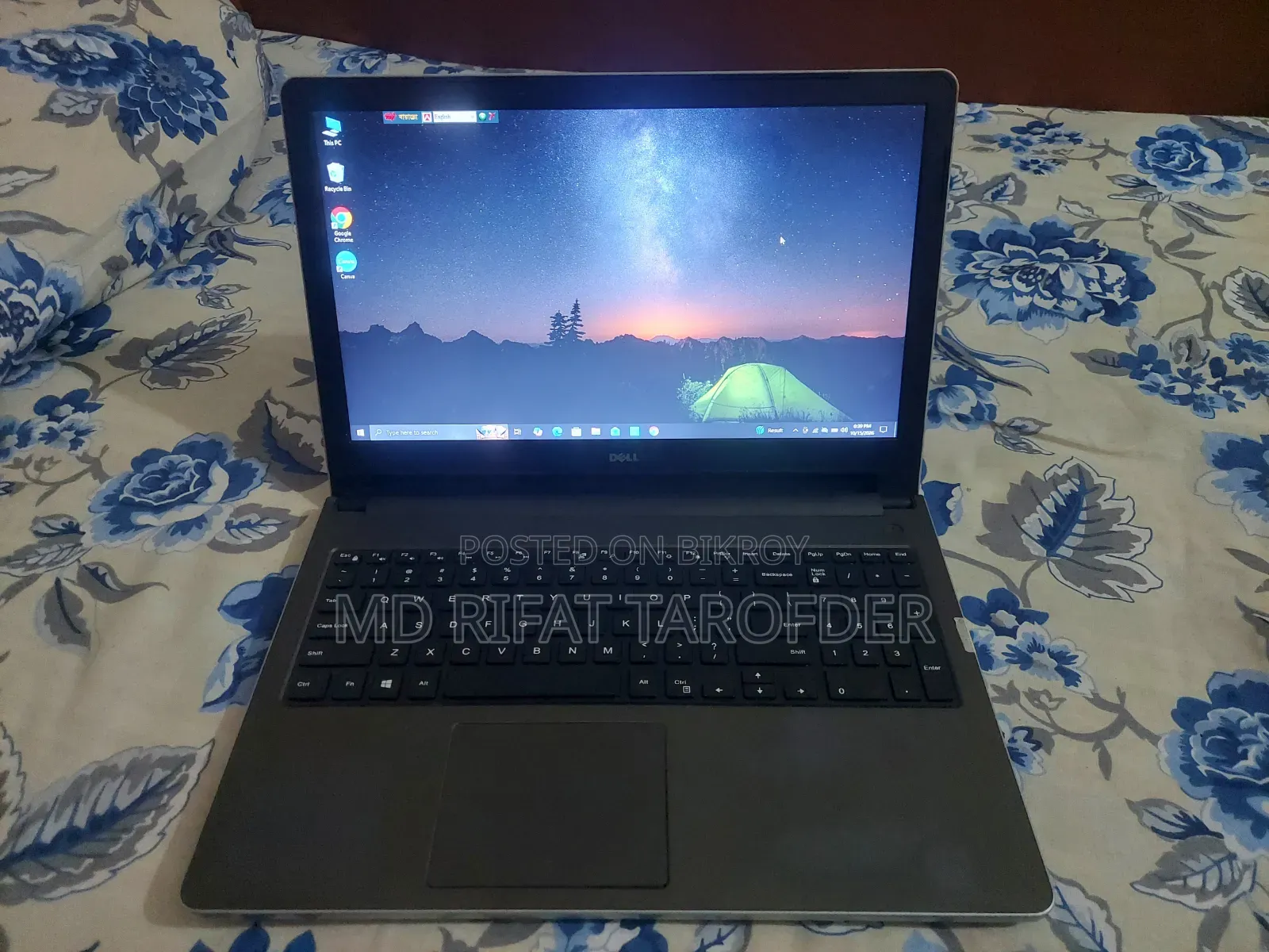 Laptop Dell Inspiron 5559 4GB Intel Core i3 SSD 128GB