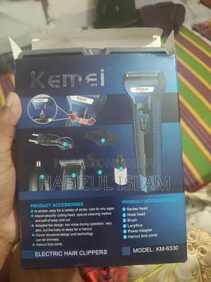 Kemei KM-6330 3-in-1 Electric Hair Trimmer Grooming Kit