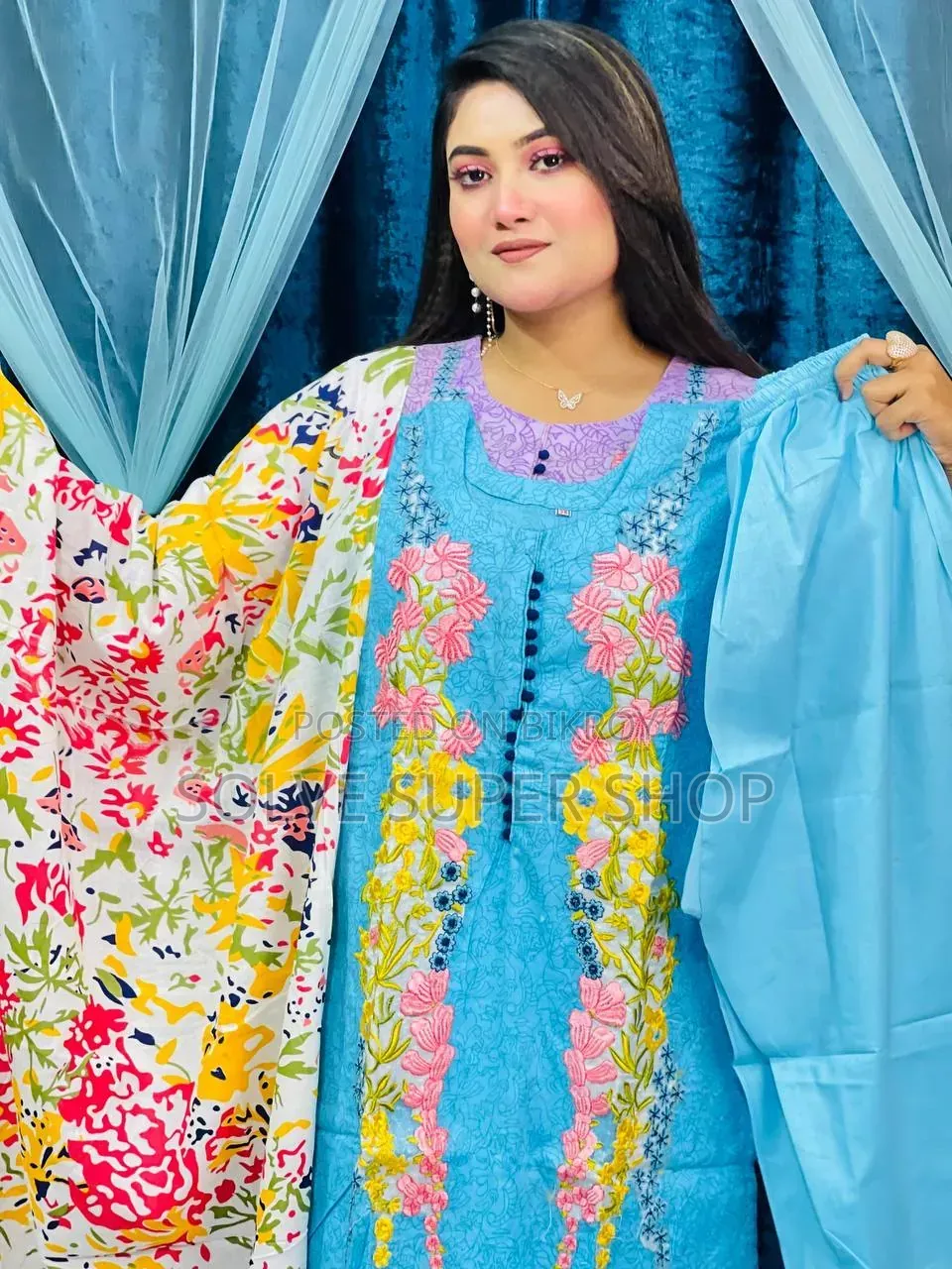 🌸✨ প্রিমিয়াম কটন থ্রি-পিস কালেকশন ✨🌸