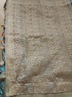 নতুন ইনট্যাক্ট অরগানজা মুসলিন শাড়ি