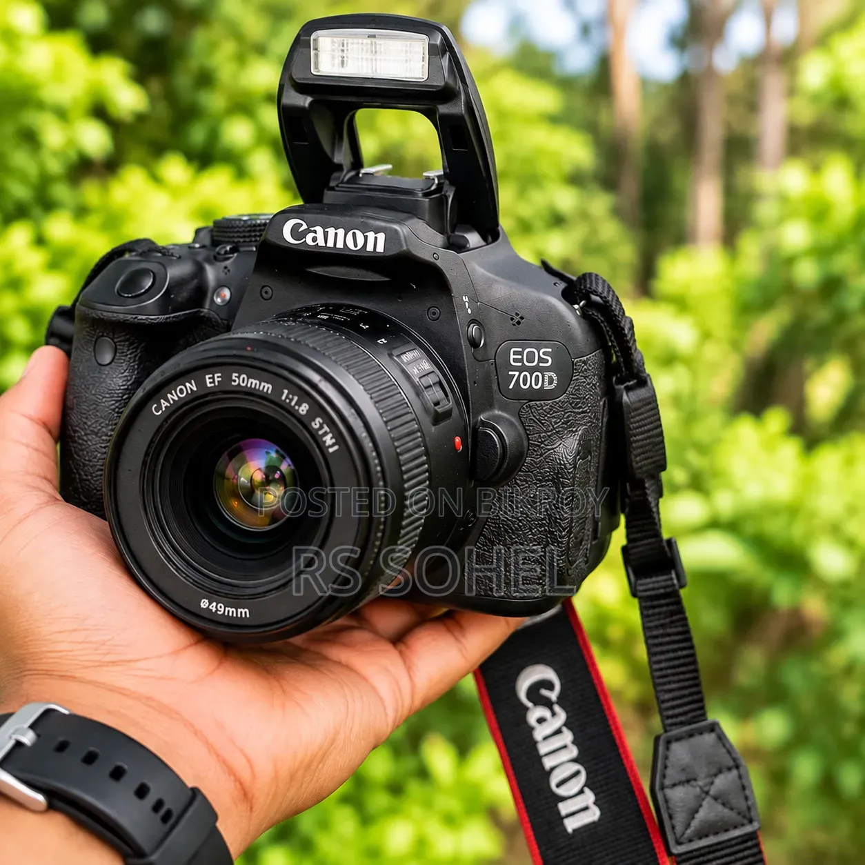 Canon EOS 700D DSLR Camera With 50mm Prime Lens – Full Set for Sale