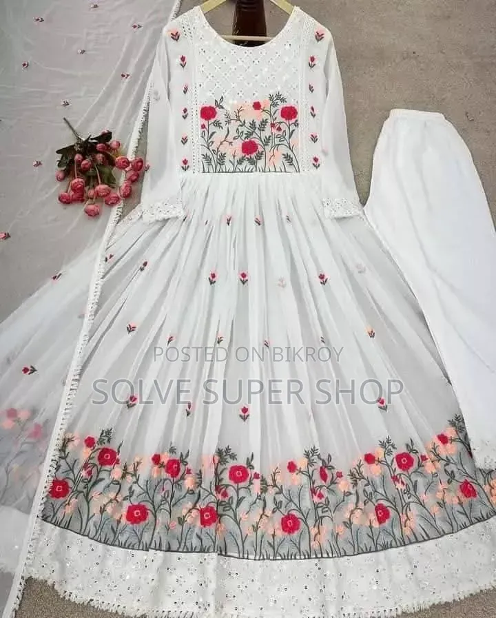 🌸✨ নিউ কালেকশন নায়রা কাট থ্রি-পিস ✨🌸
