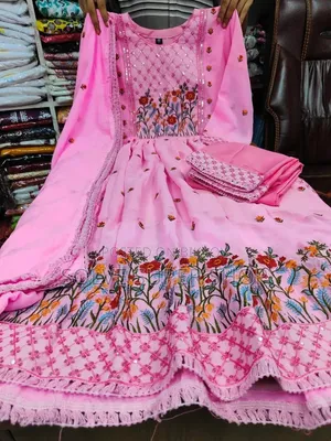 🌸✨ নিউ কালেকশন নায়রা কাট থ্রি-পিস ✨🌸