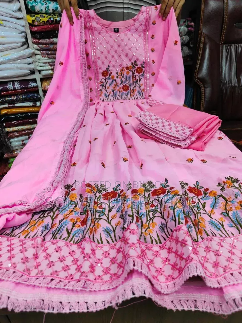 🌸✨ নিউ কালেকশন নায়রা কাট থ্রি-পিস ✨🌸