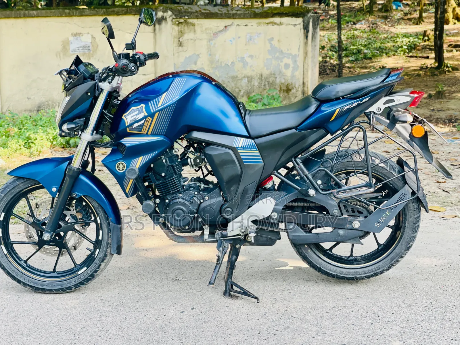 New Yamaha FZS V2 2023 Blue