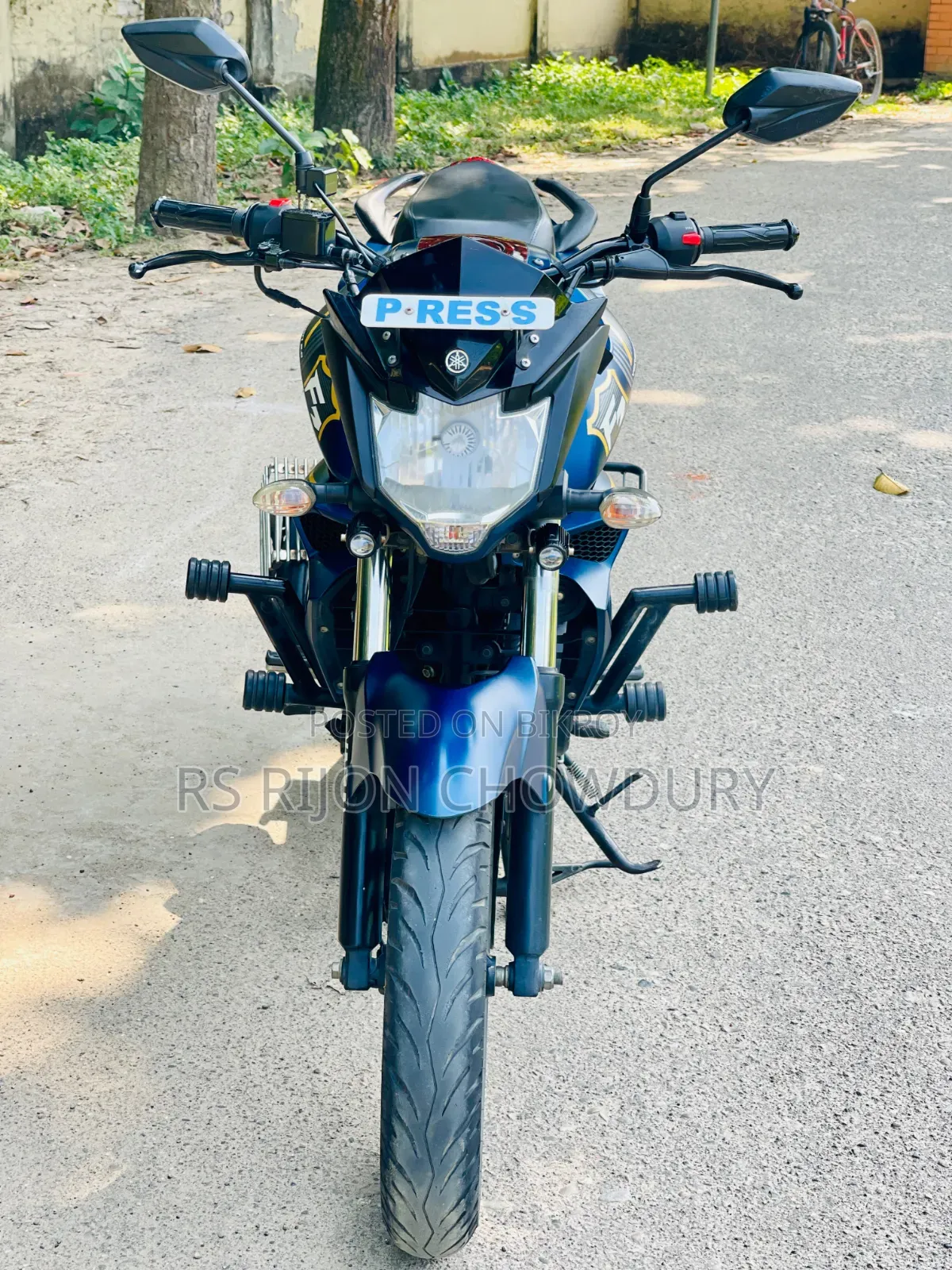 New Yamaha FZS V2 2023 Blue