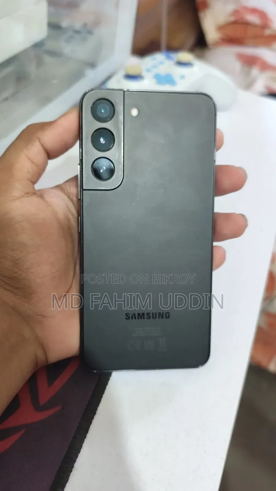 স্যামসাং গ্যালাক্সি এস২২ ৫জি ১২৮ জিবি ব্ল্যাক