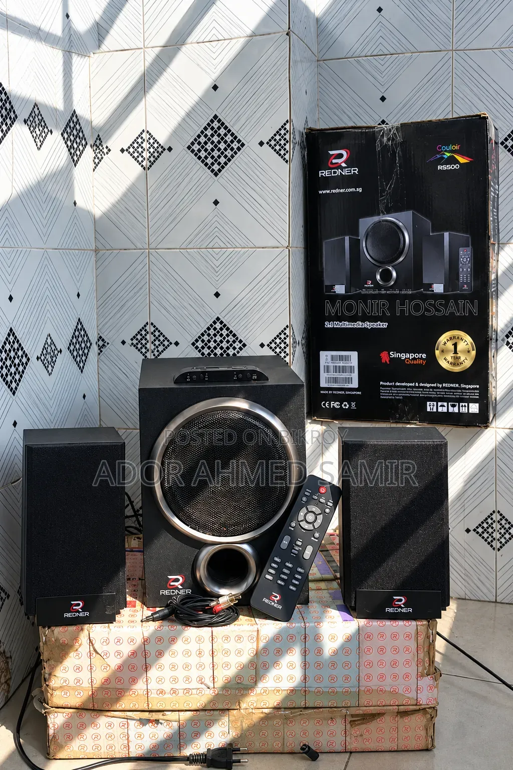 Render RS-5500 2.1 {50Watts} Bluetooth Speaker Singapore