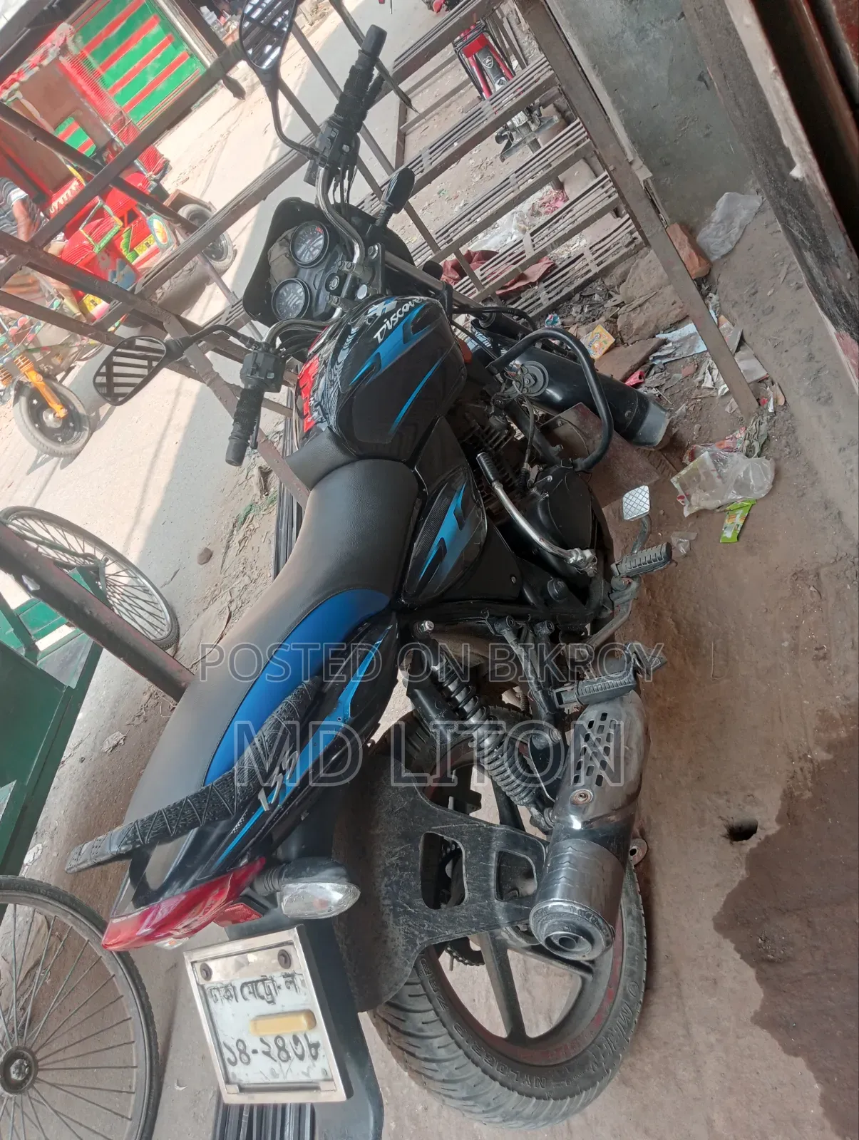 বাজাজ ডিসকভার ১৩৫ ২০১৮ নীল