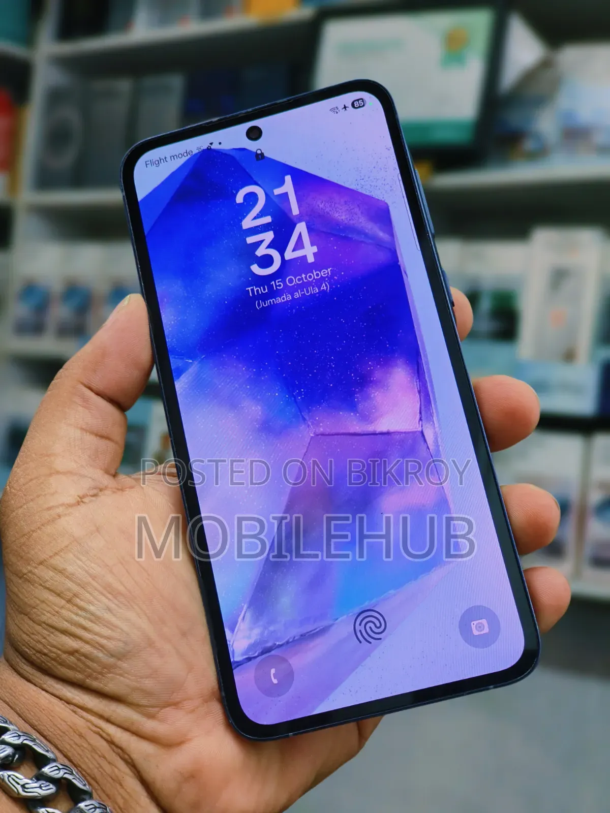 স্যামসাং গ্যালাক্সি এ৫৫ ১২৮ জিবি নীল