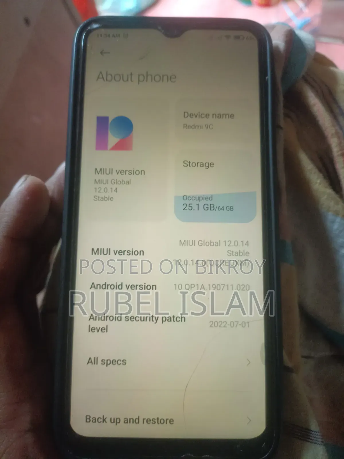 Xiaomi Redmi 9C 64 GB Blue
