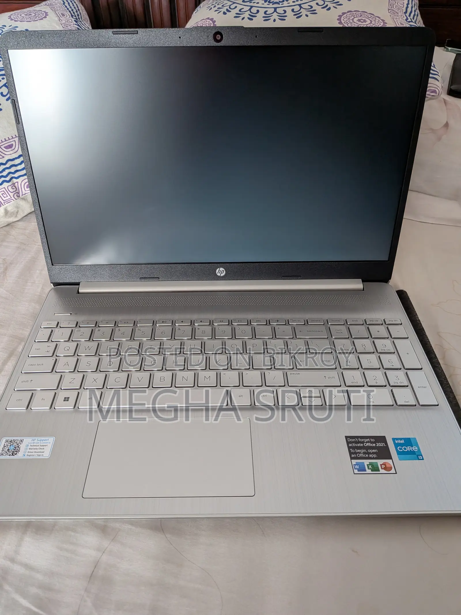 Laptop HP 15S 8GB Intel Core i3 SSD 256GB