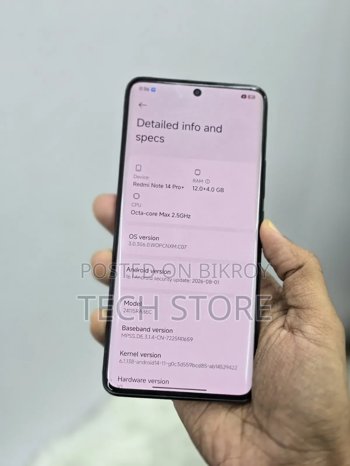 Xiaomi Redmi Note 14 Pro+ 5G 256 GB Red