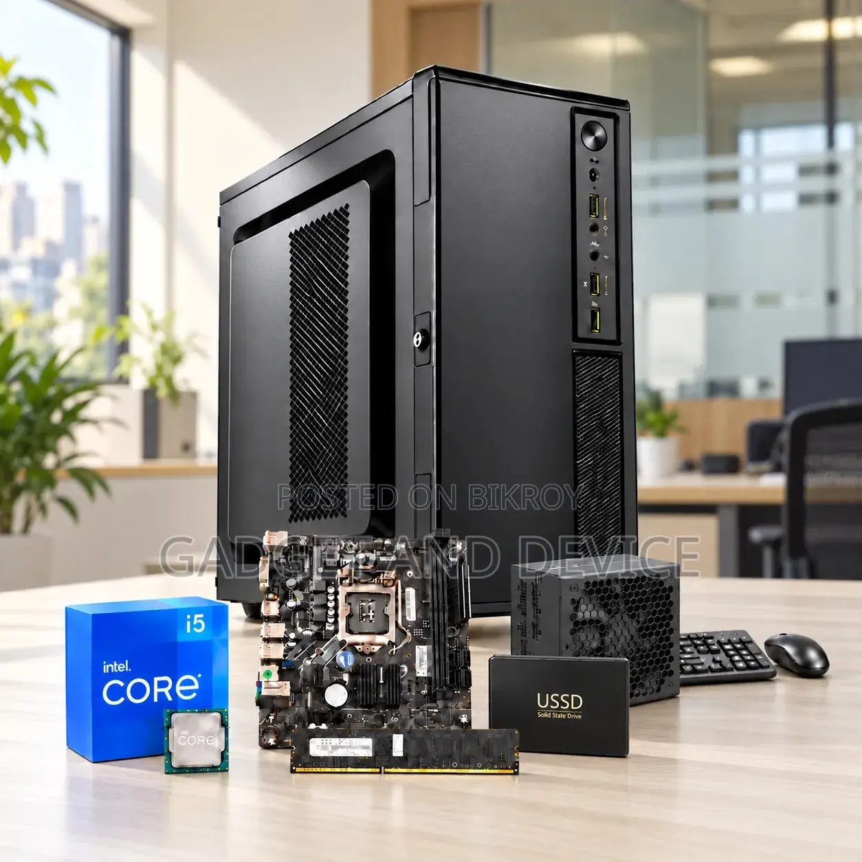 নতুন ডেস্কটপ কম্পিউটার 8GB Intel Core i5 SSD 128GB