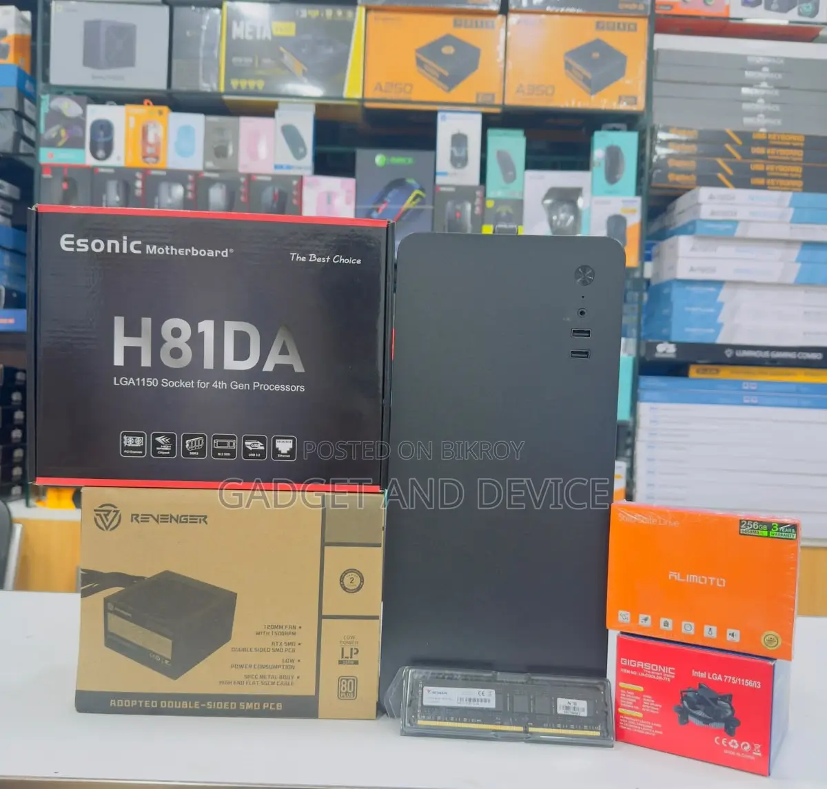 নতুন ডেস্কটপ কম্পিউটার 8GB Intel Core i5 SSD 128GB