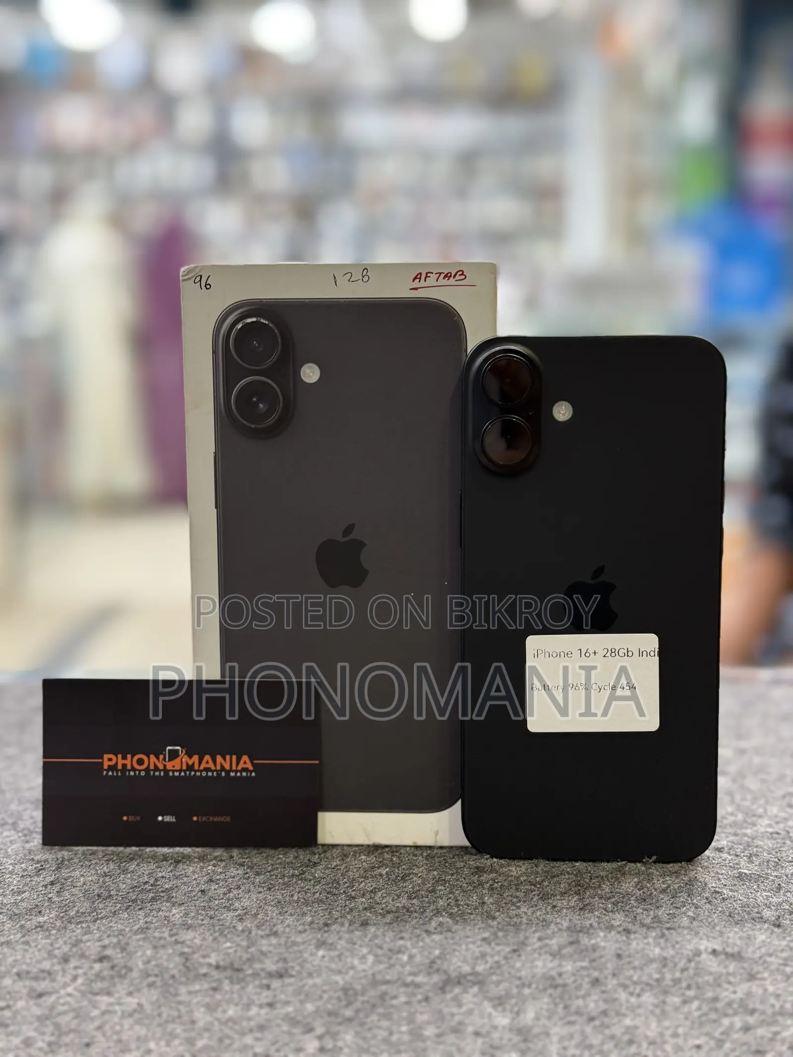 Apple iPhone 16 Plus 128 GB Black