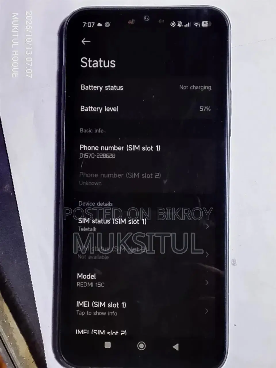 Xiaomi Redmi 15C 128 GB Black