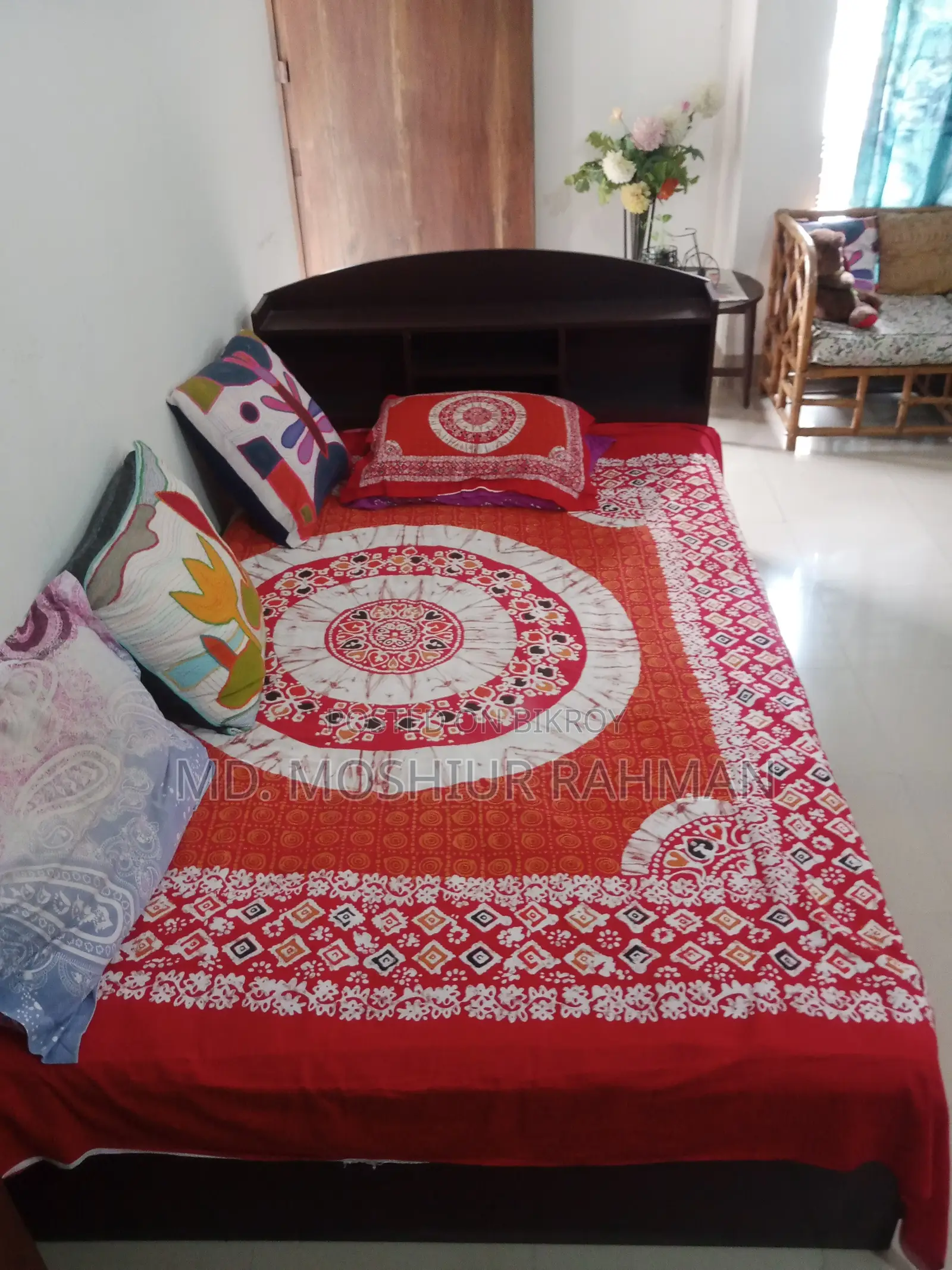 Two Melamine Board Beds for Sale with Mattress