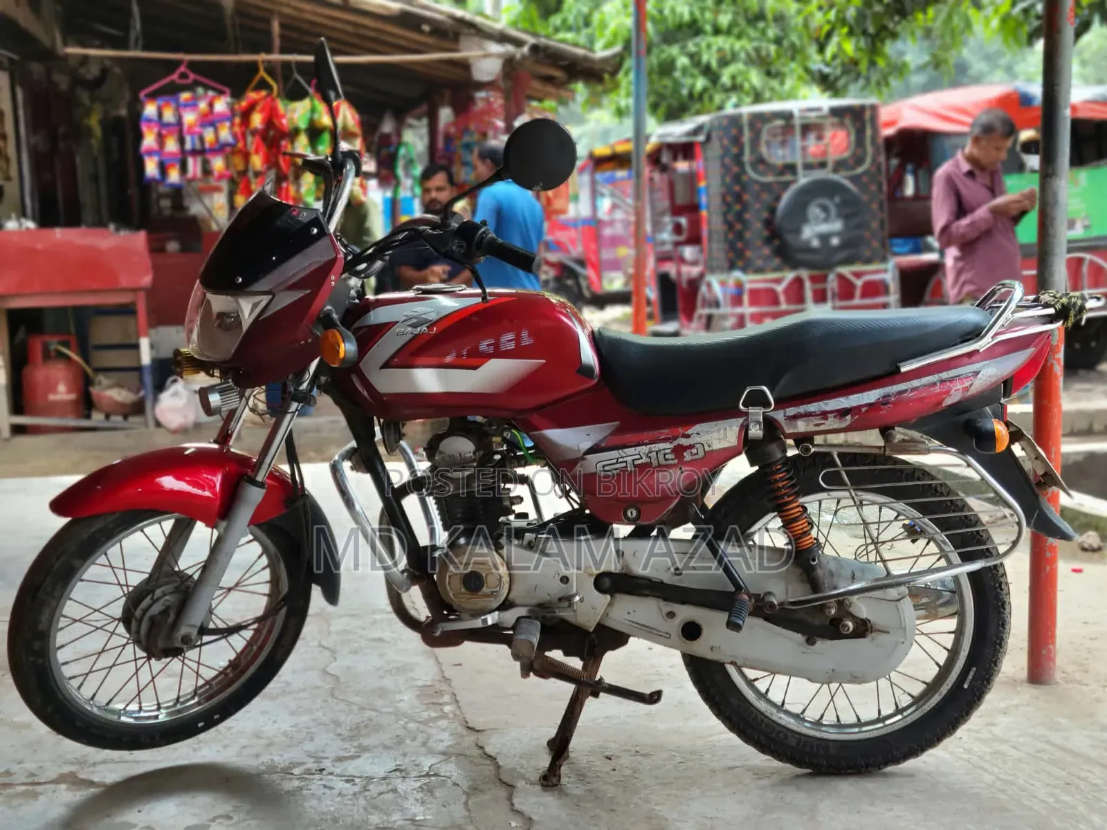 Bajaj CT 100 2012 Red