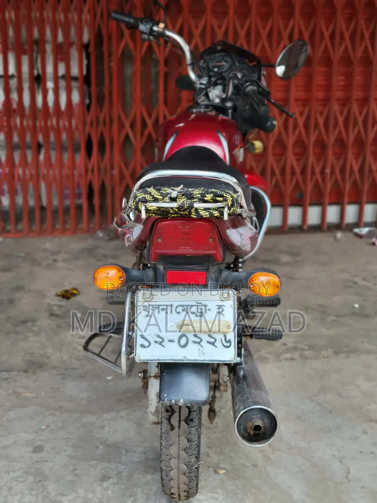 Bajaj CT 100 2012 Red