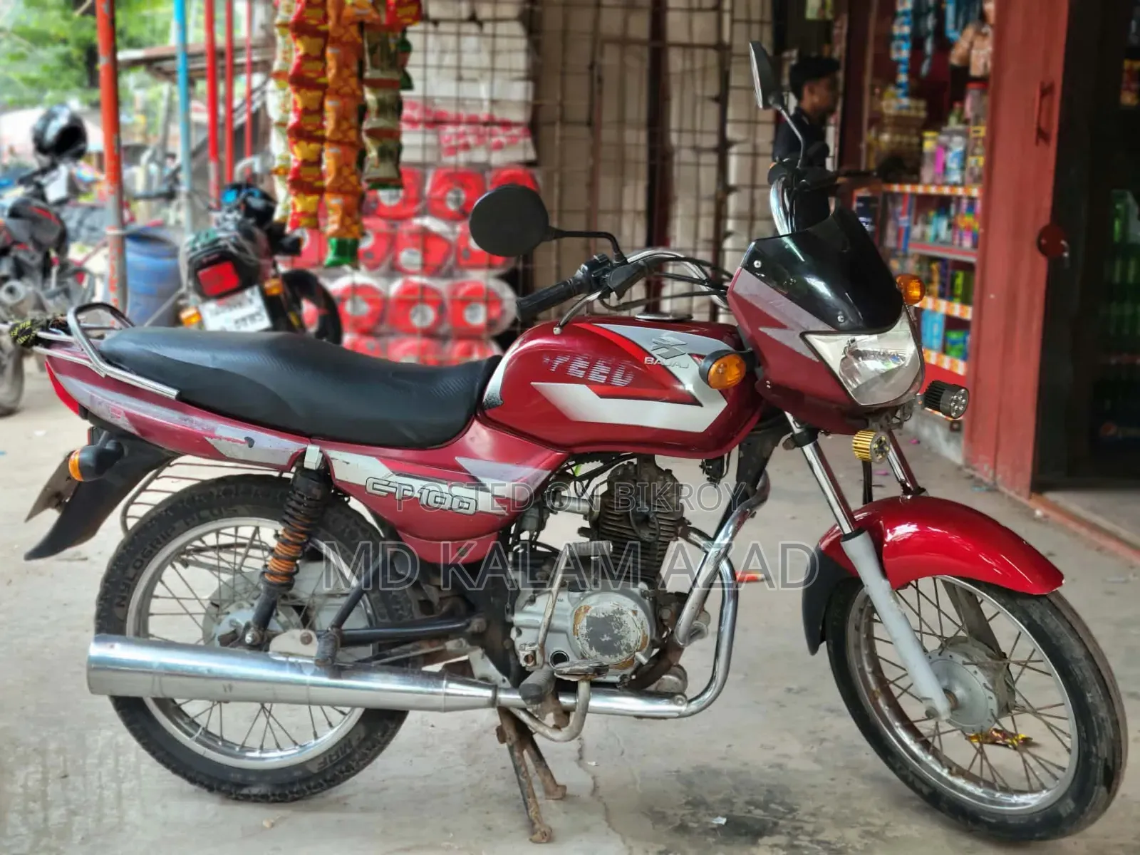 Bajaj CT 100 2012 Red