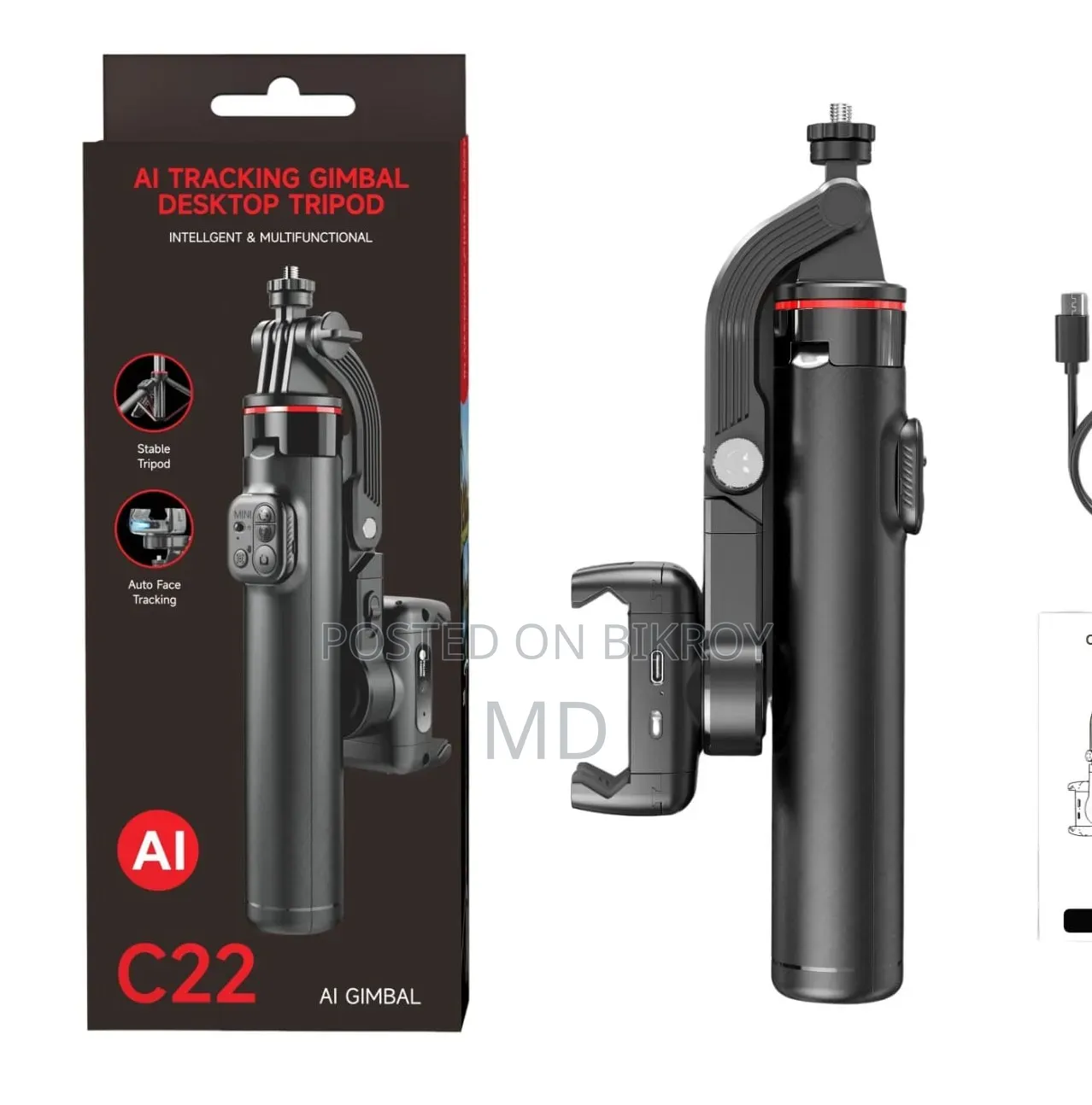 C22 AI Tracking Gimbal Desktop Tripod