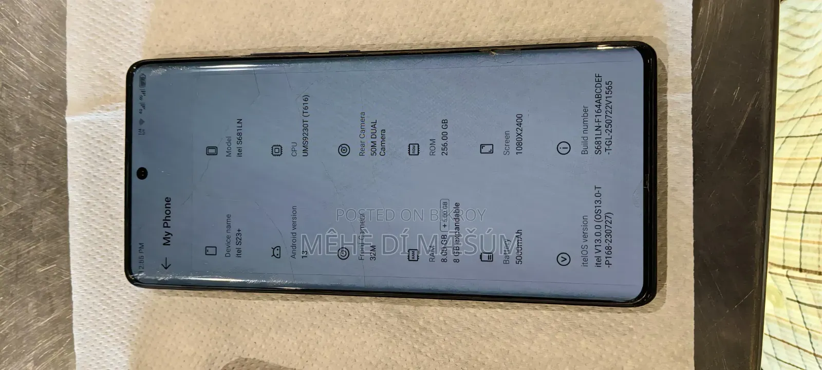 Itel S23 Plus 256 GB Black