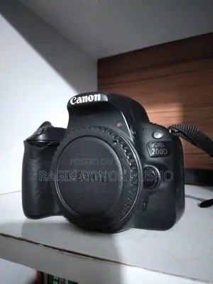 Canon EOS 200D DSLR Camera Full Set With 2 Lenses