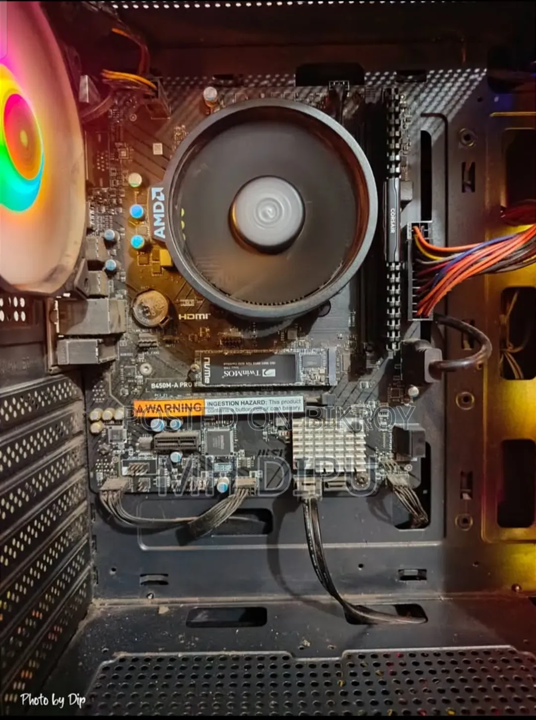 Desktop Computer MSI 8GB AMD SSD 256GB