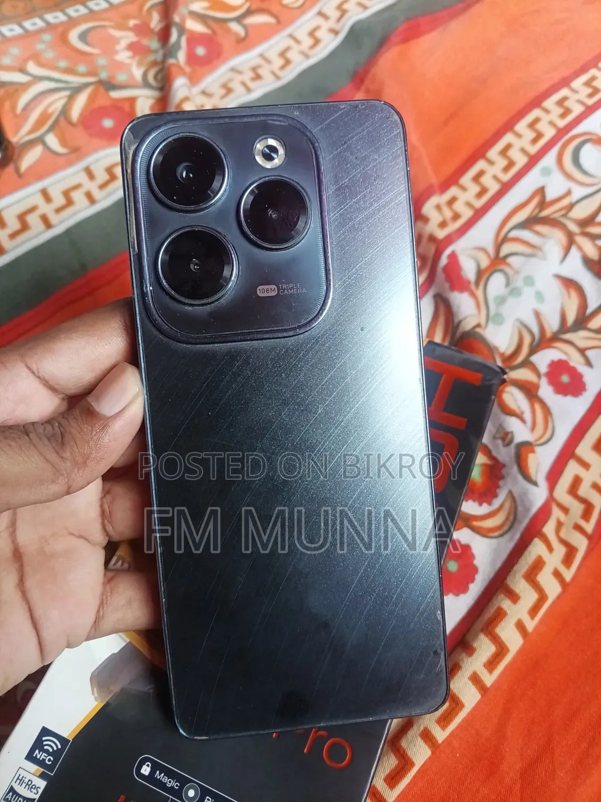 ইনফিনিক্স হট ৪০ প্রো ১২৮ জিবি ব্ল্যাক