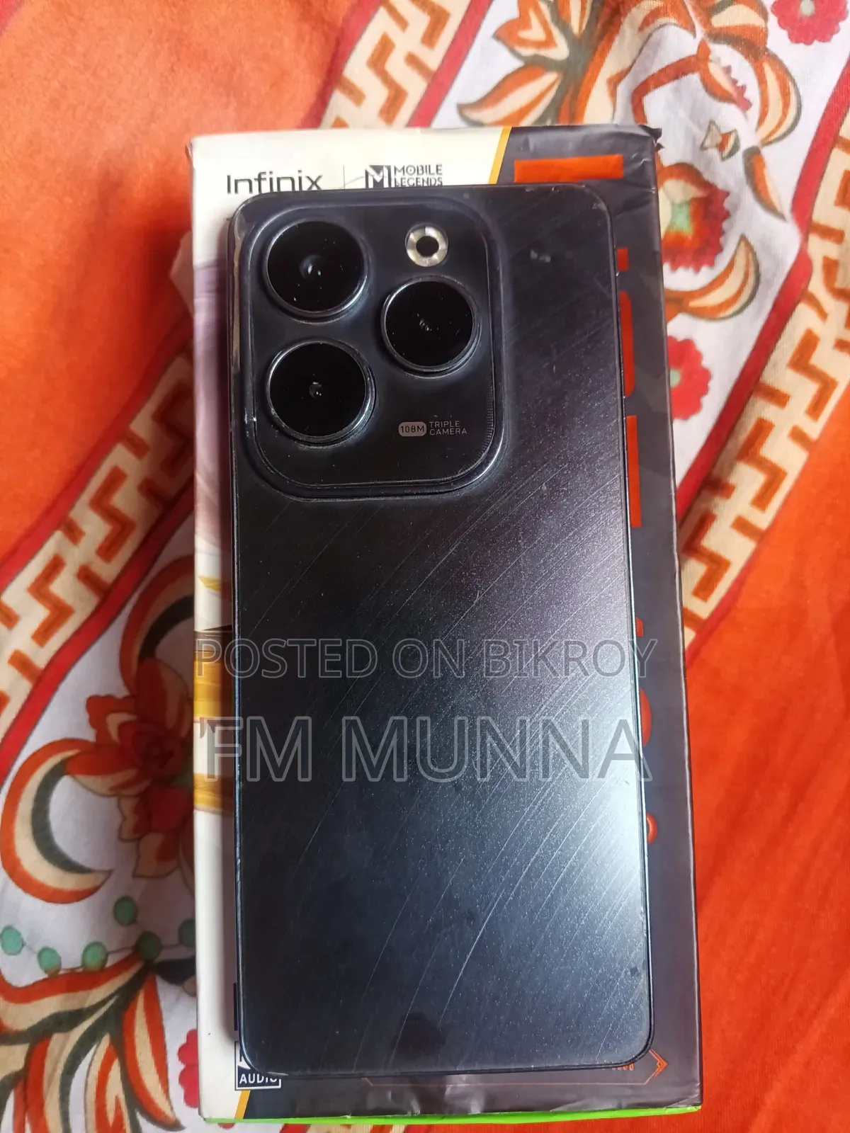 ইনফিনিক্স হট ৪০ প্রো ১২৮ জিবি ব্ল্যাক