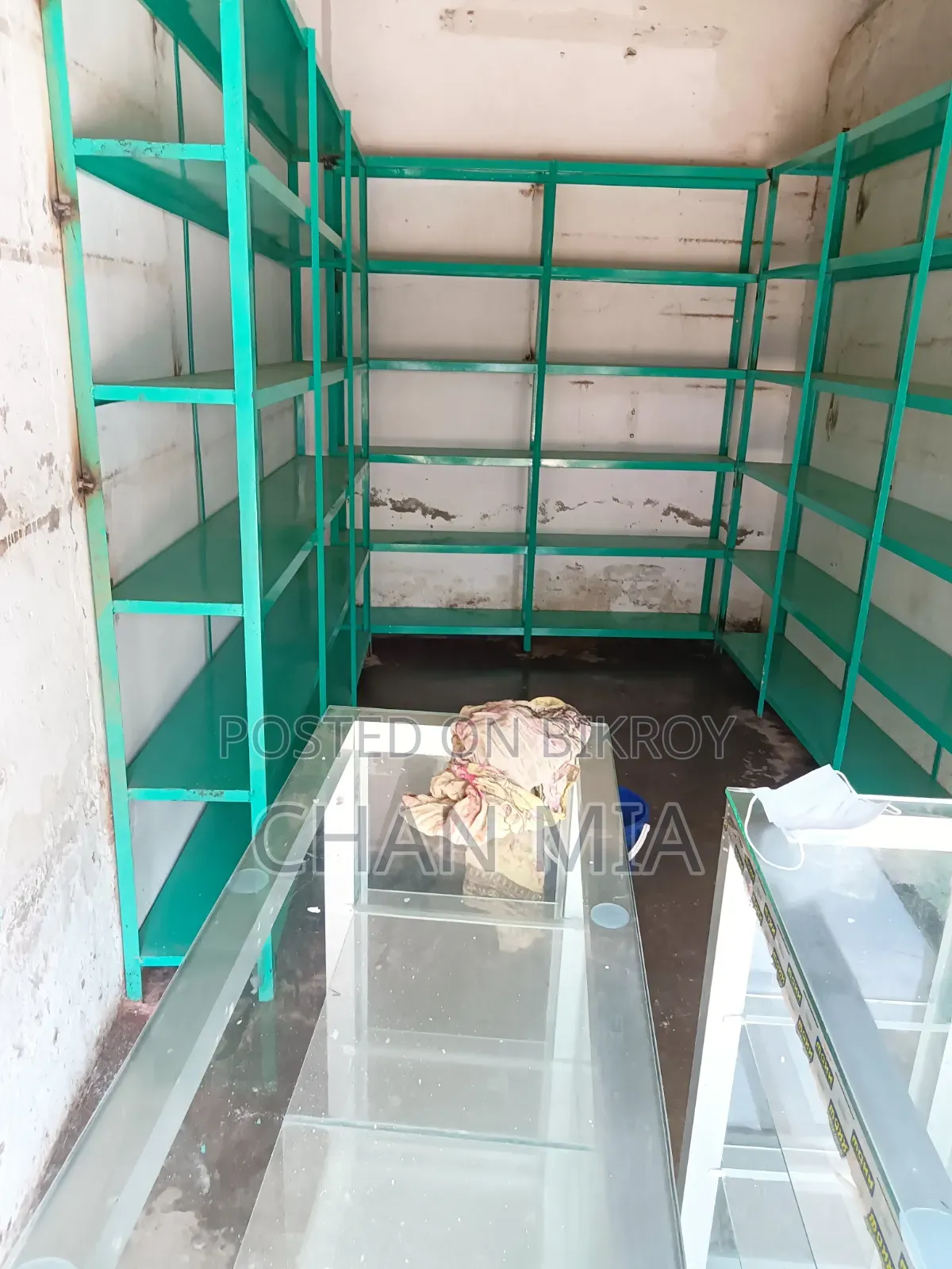 Shop Glass Showcase With Wall Racks For Sale