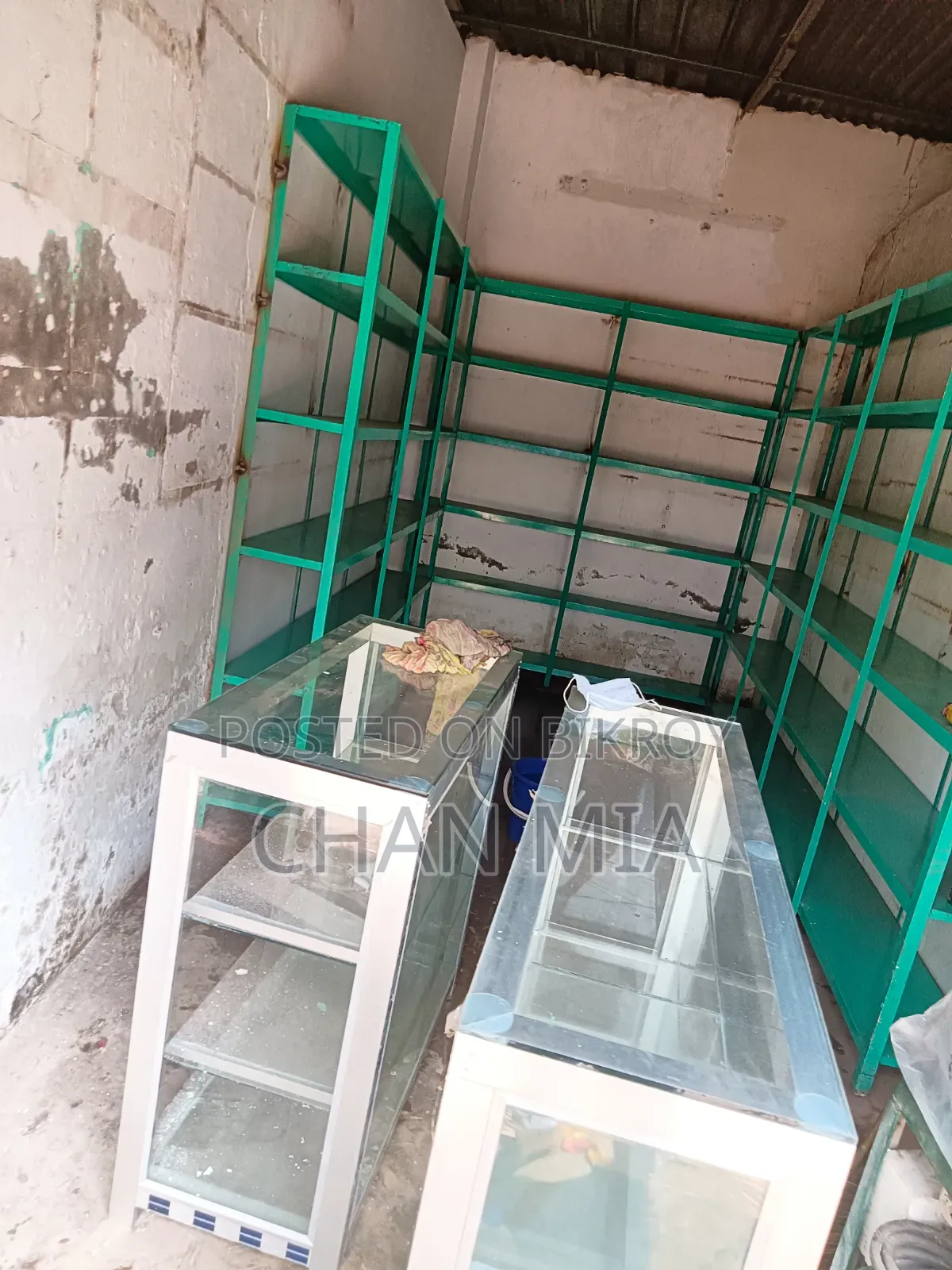 Shop Glass Showcase With Wall Racks For Sale