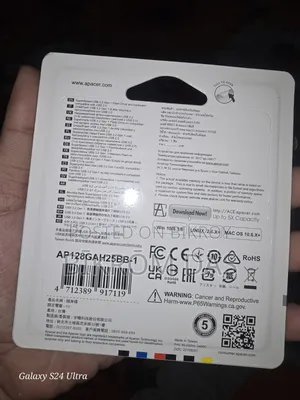 Apacer, ১২৮জিবি, AH25B ইউএসবি ৩.২. ইনট্যাক্ট প্যাক