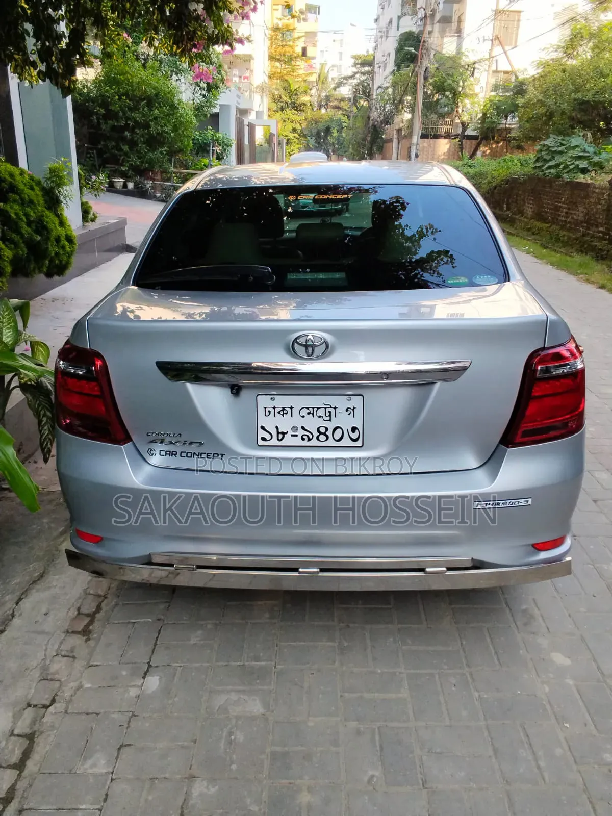 নতুন টয়োটা এক্সিও ২০১৯ সিলভার