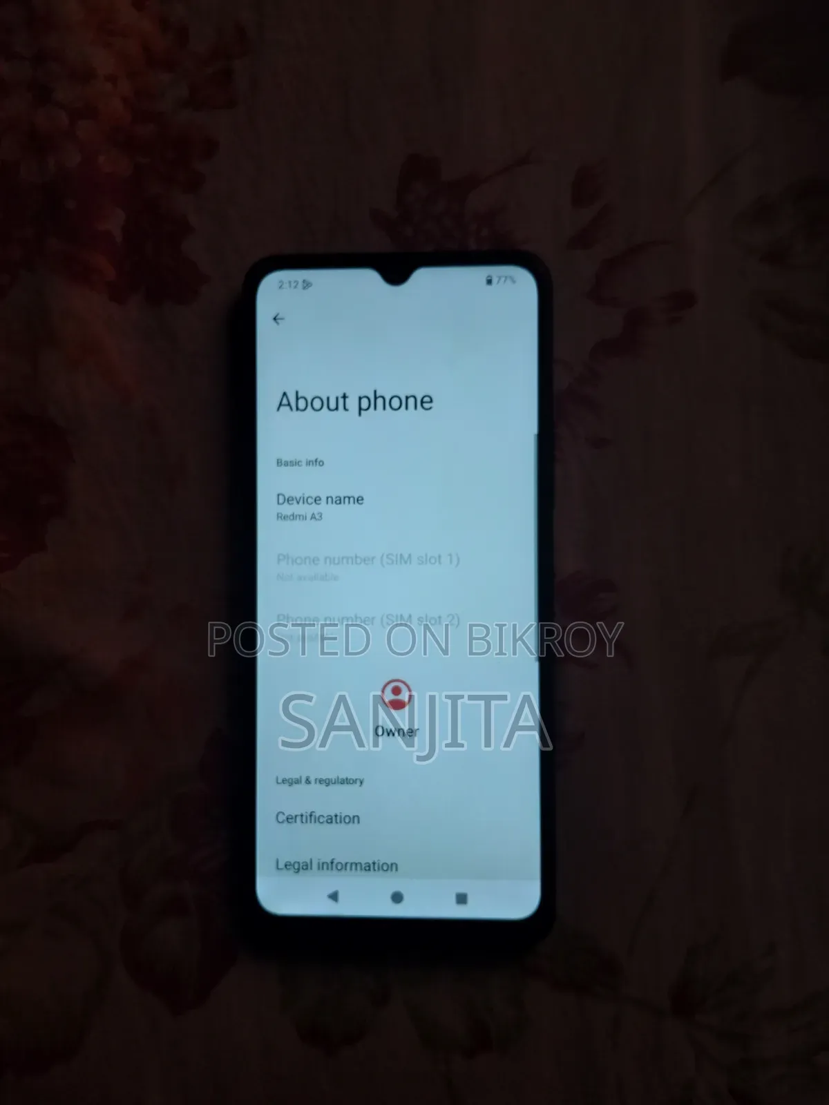 Xiaomi Redmi A3 64 GB Black