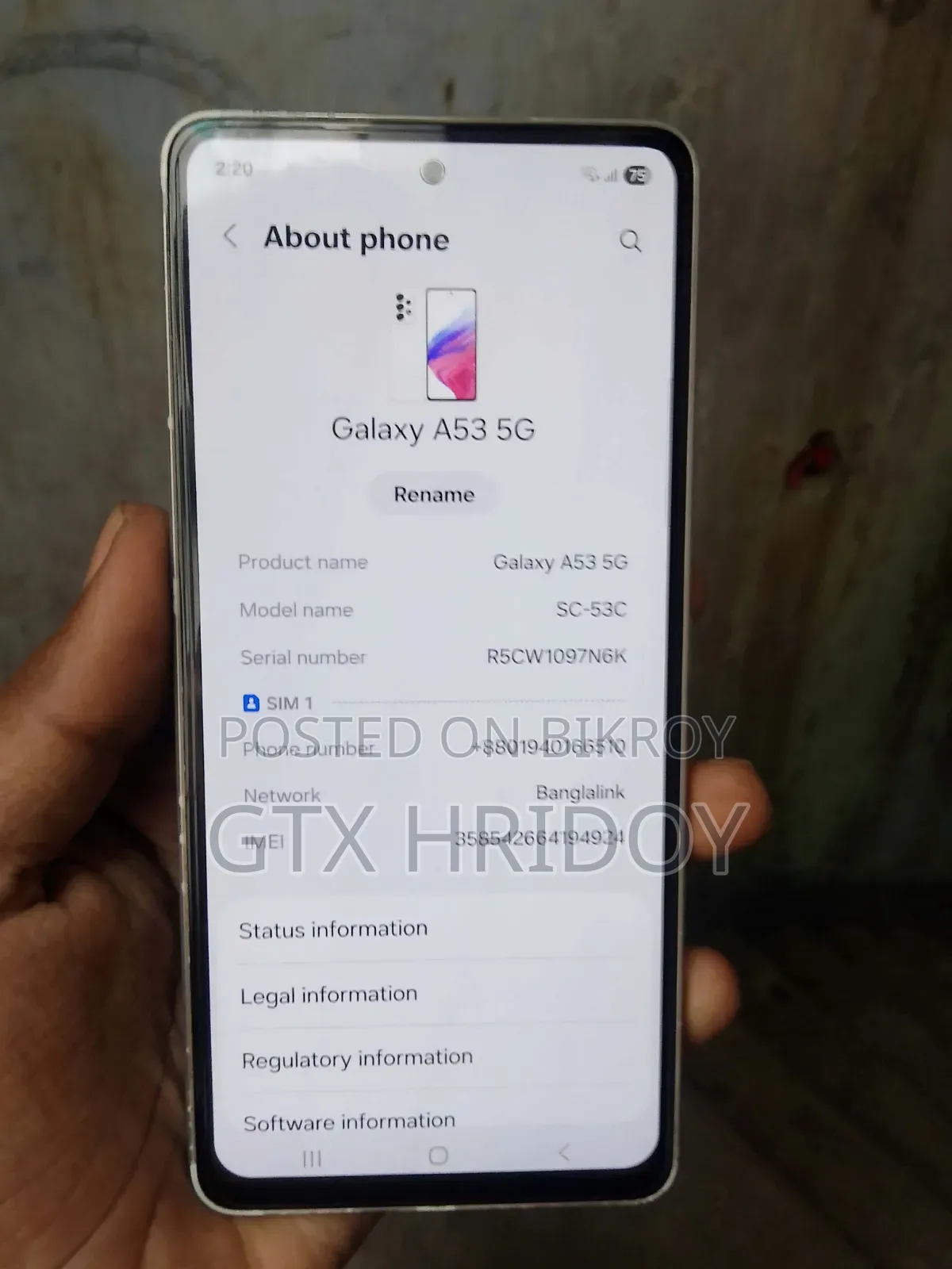 Samsung Galaxy A53 5G 128 GB White