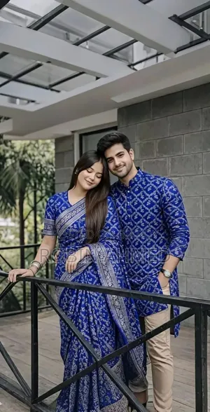 শাড়ি পাঞ্জাবি মেচিং সেট