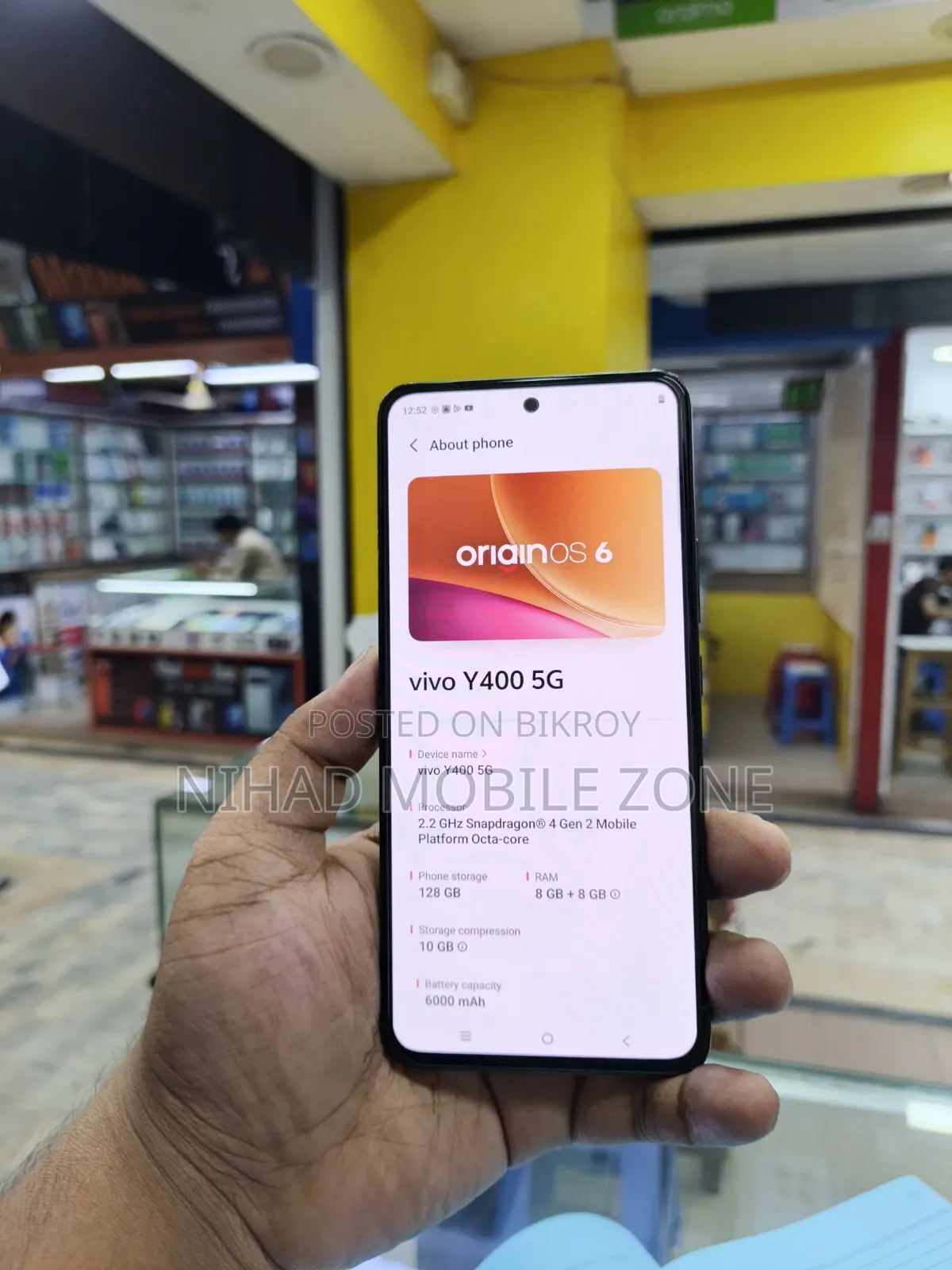Vivo Y400 128 GB Green