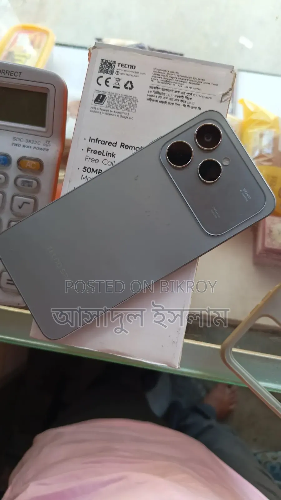 Tecno Spark 40 256 GB Silver