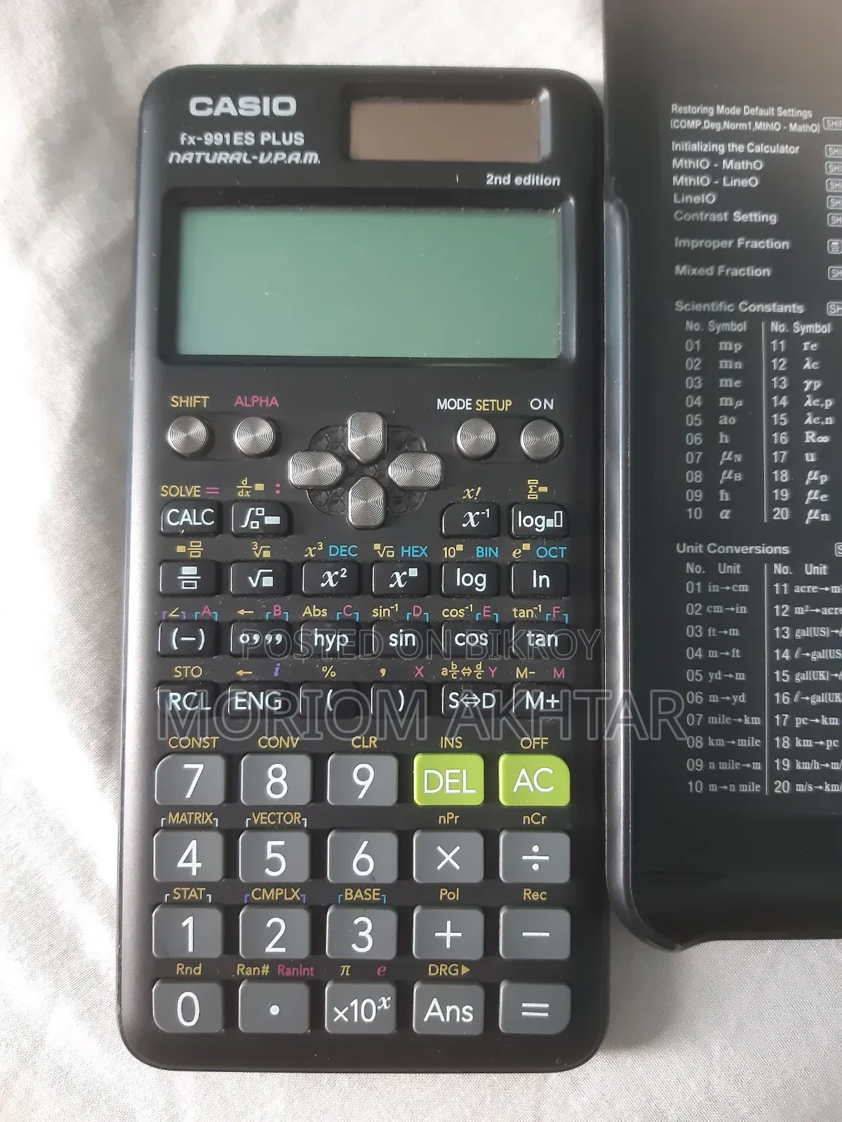 Casio FX-991ESPLUS 2nd Edition Scientific Calculator