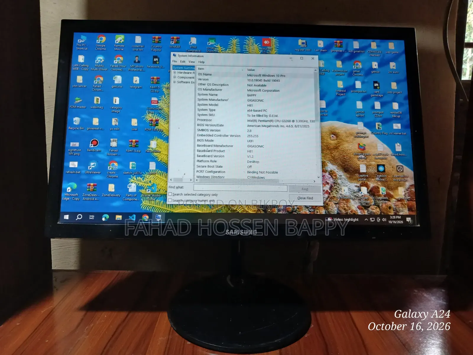 Gigabyte GA-H110MSTX-HD3-ZK 8GB Intel Core i3 SSD 256GB