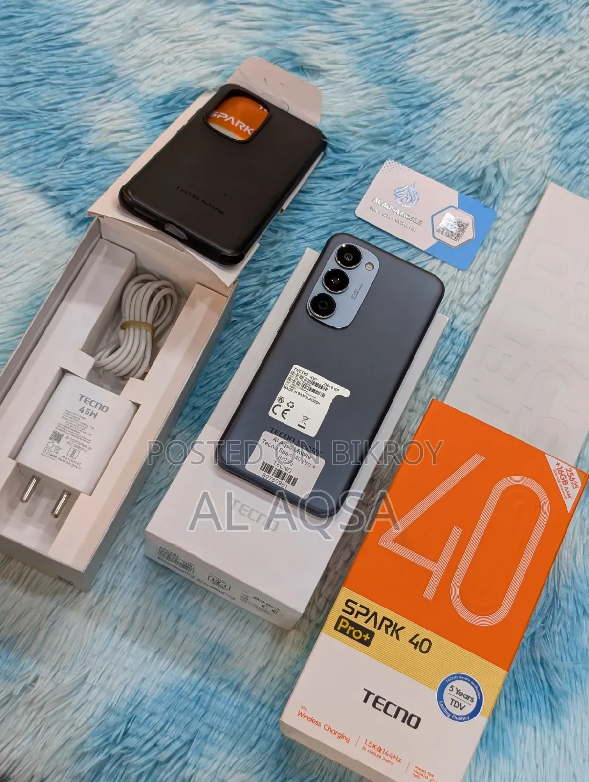 Tecno Spark 40 Pro+ 256 GB Black