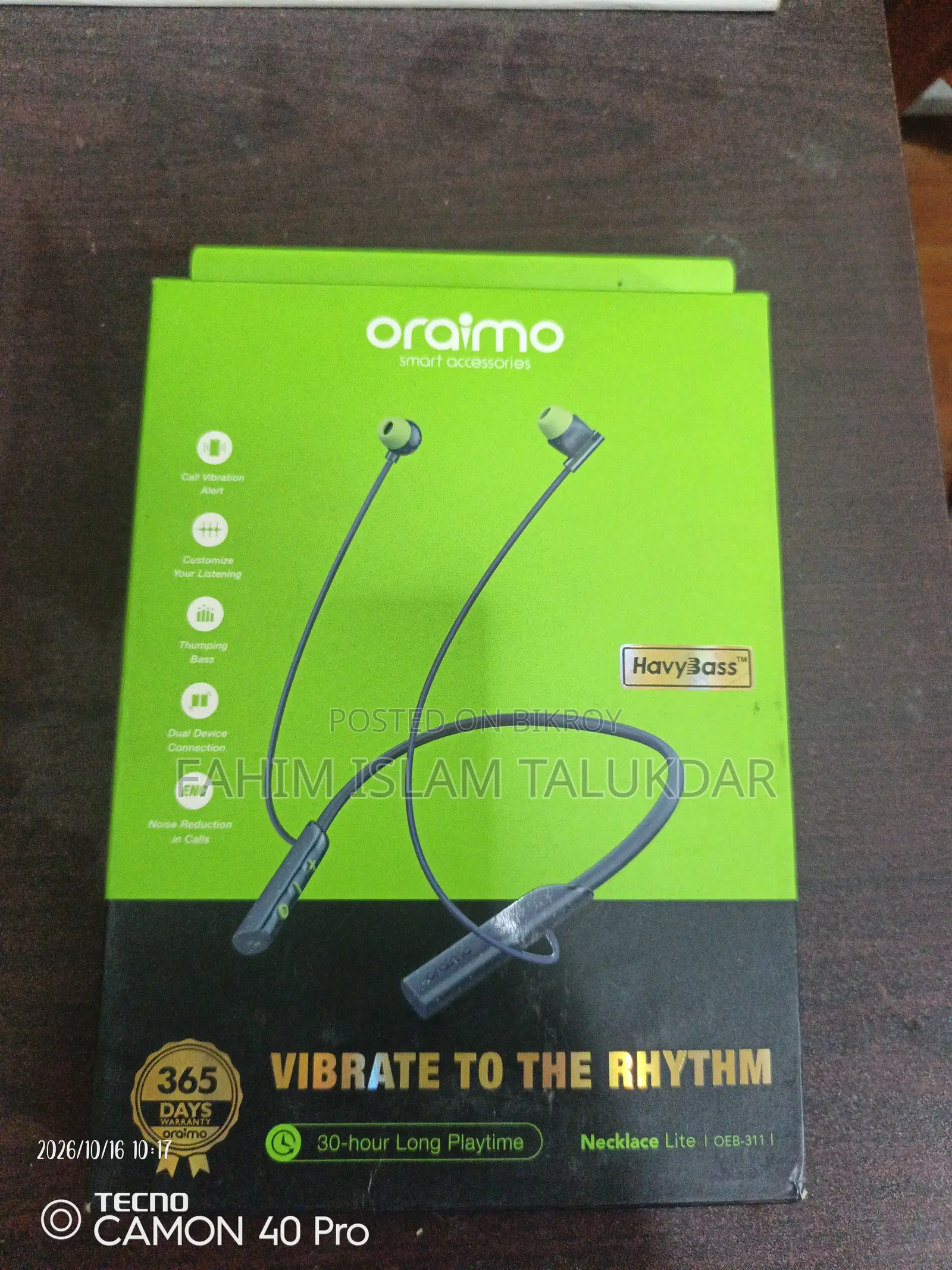 Oraimo Neckband