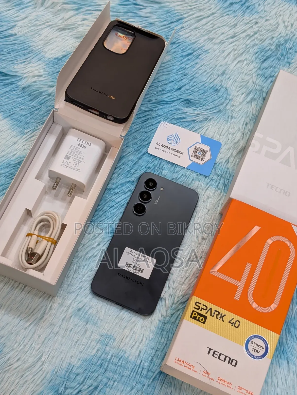 Tecno Camon 40 Pro 4G 128 GB Black