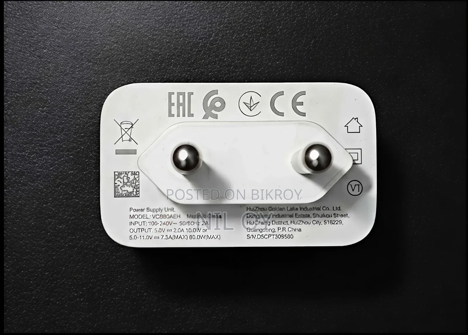 OnePlus 80watt Original Charger