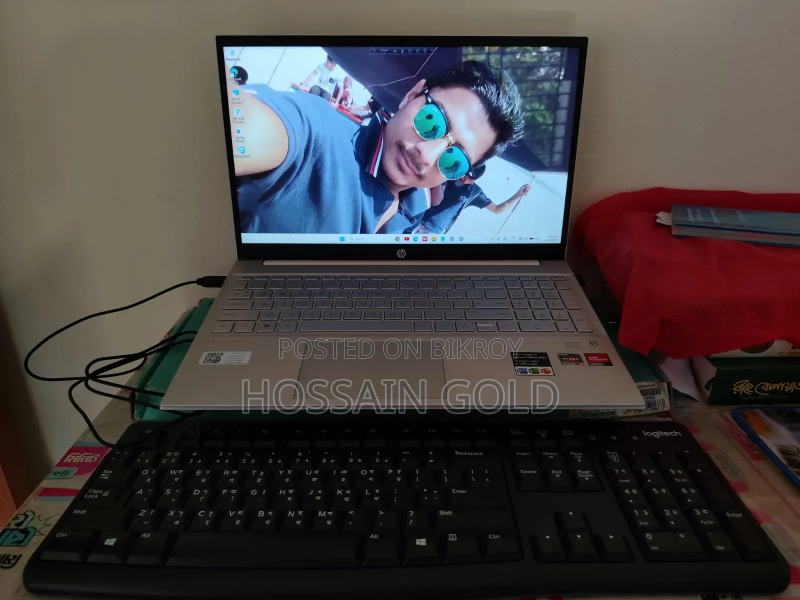 ল্যাপটপ এইচপি প্যাভিলিয়ন ১৫-ইএইচ০০৫০ডব্লিউএম ১৬জিবি এএমডি রাইজেন ৫ এসএসডি ৫১২জিবি